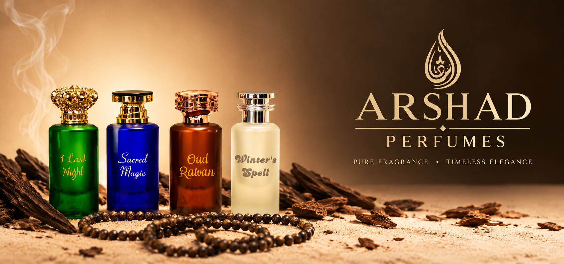 Luxury oud and perfume collection